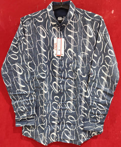 Men's Long Sleeve Printed Shirt