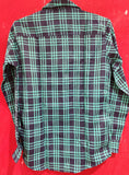 Men's Long Sleeve Printed Checked Shirt