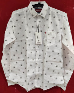 Men's Long Sleeve Printed Shirt
