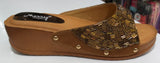 Women's Broad Heel Slippers